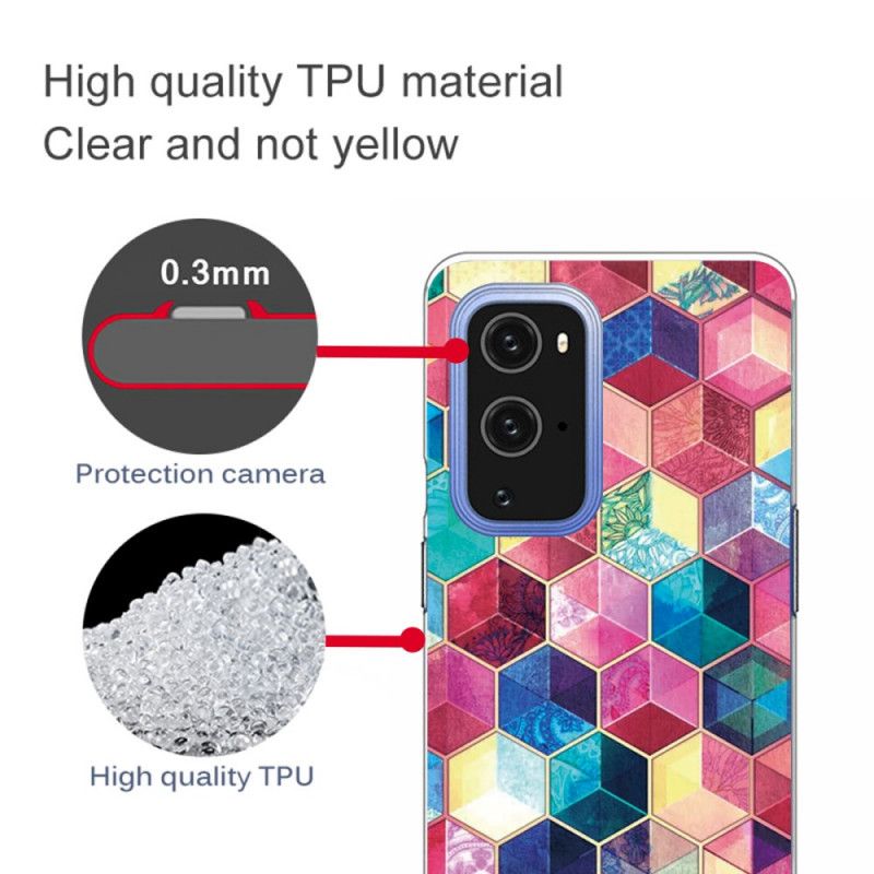 Cover OnePlus 9 Pro Lyserød Maleri