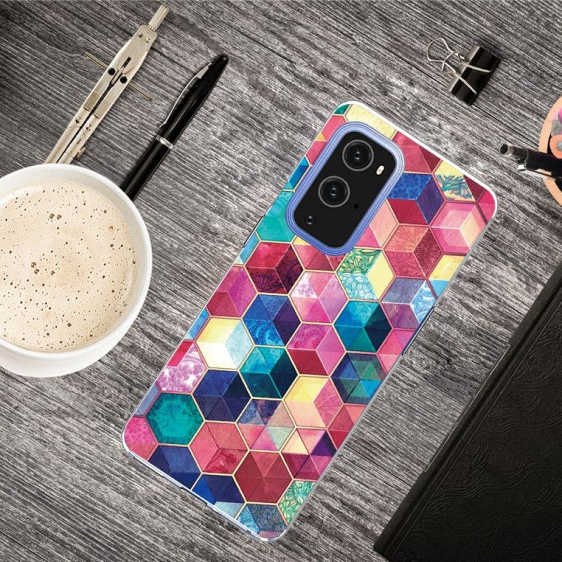 Cover OnePlus 9 Pro Lyserød Maleri