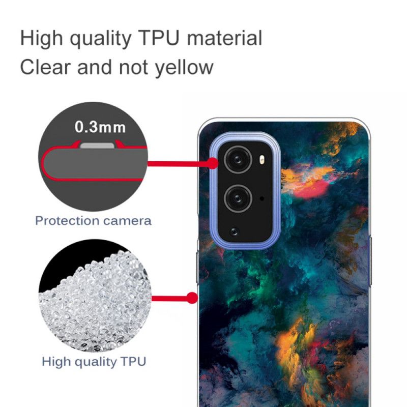 Cover OnePlus 9 Pro Mobilcover Farvede Skyer