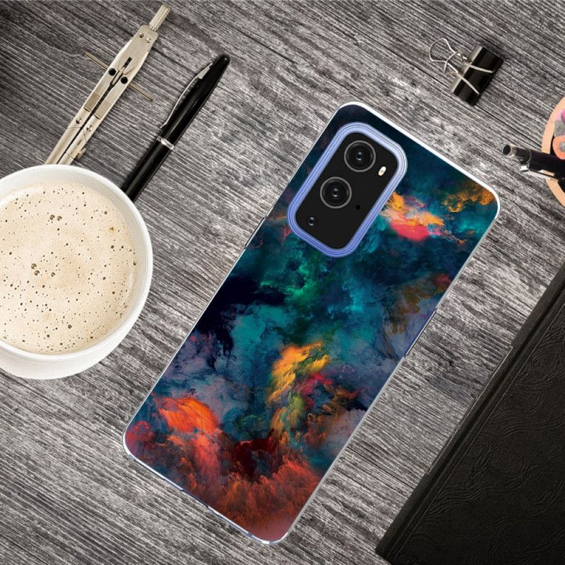 Cover OnePlus 9 Pro Mobilcover Farvede Skyer