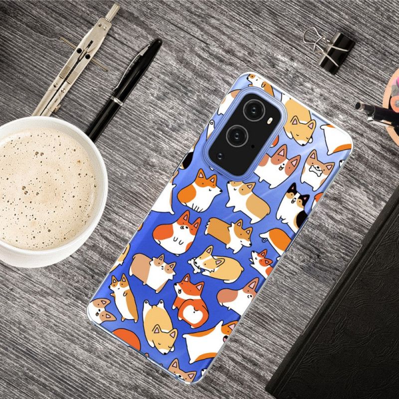 Cover OnePlus 9 Pro Mobilcover Flere Hunde