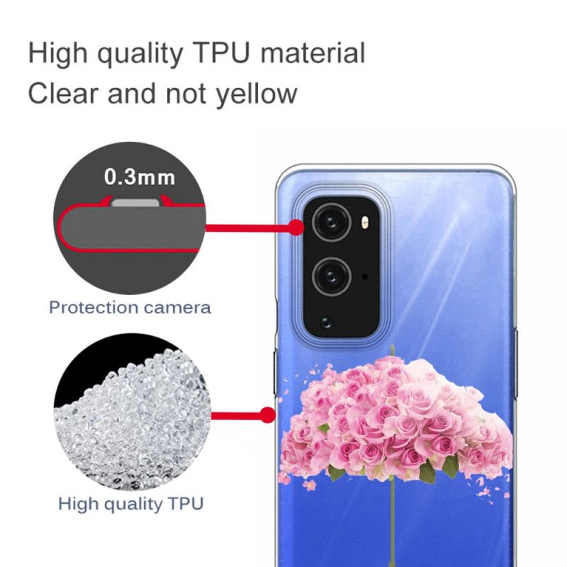 Cover OnePlus 9 Pro Paraply I Roser