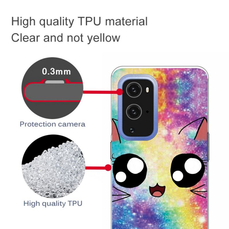 Cover OnePlus 9 Pro Sort Tegneseriekat