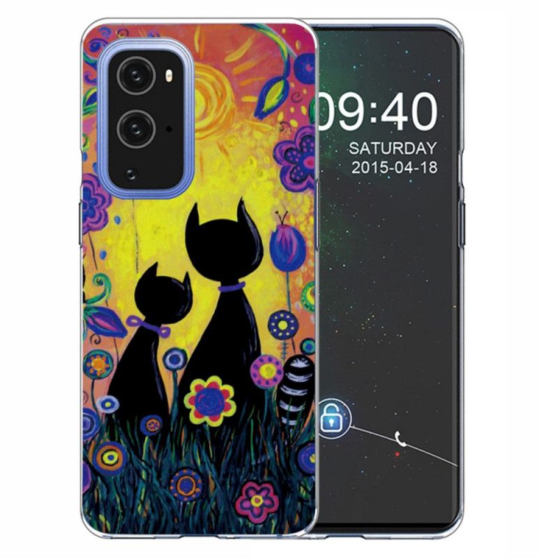 Cover OnePlus 9 Pro Sort Tegneseriekat