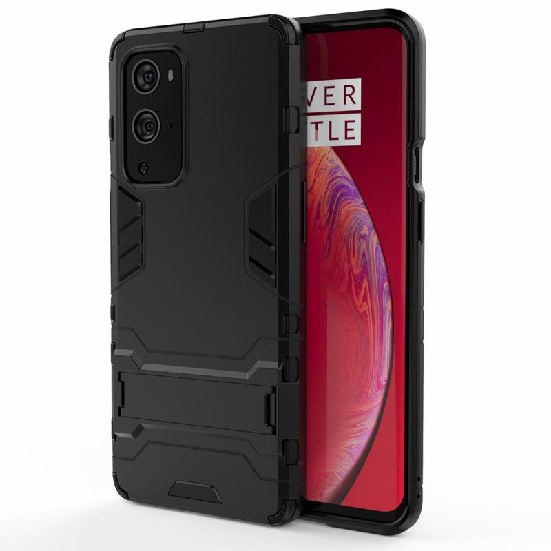 Cover OnePlus 9 Pro Sort Ultra Resistent Med Støtte