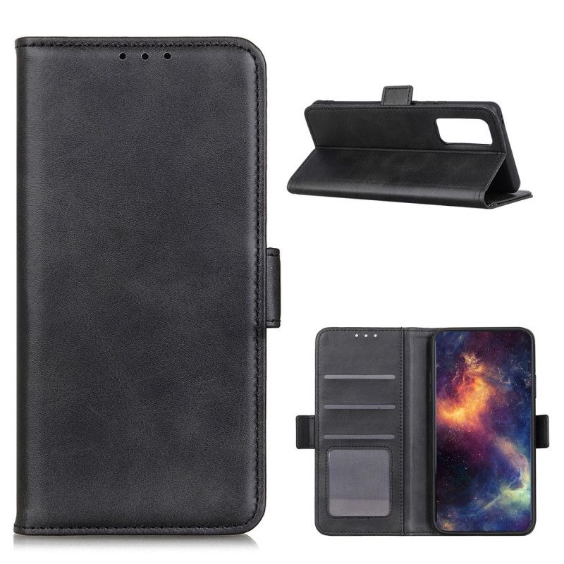 Flip Cover Læder OnePlus 9 Pro Sort Dobbelt Flap Original