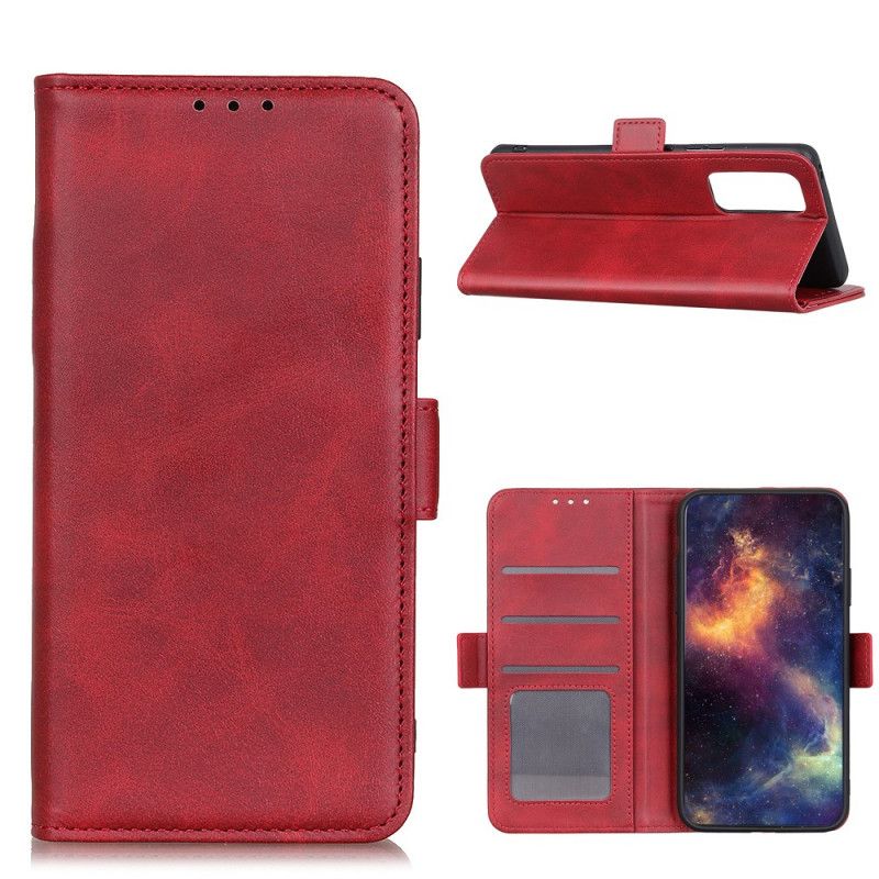 Flip Cover Læder OnePlus 9 Pro Sort Dobbelt Flap Original