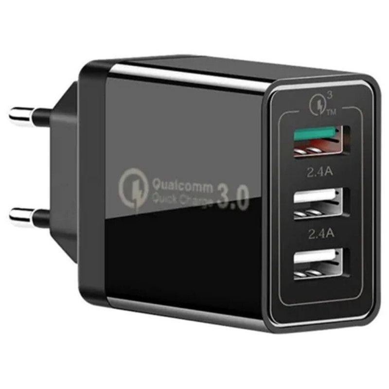 3 Porte Hurtig Usb-Opladeradapter