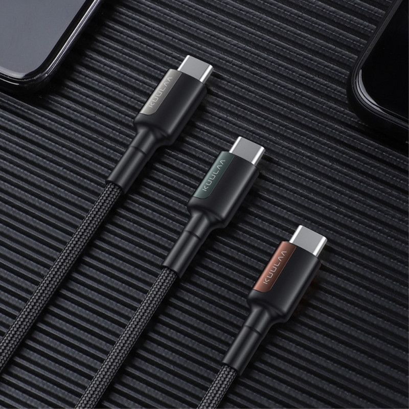 Usb-C Til Usb-C Opladerkabel 60W Kuulaa