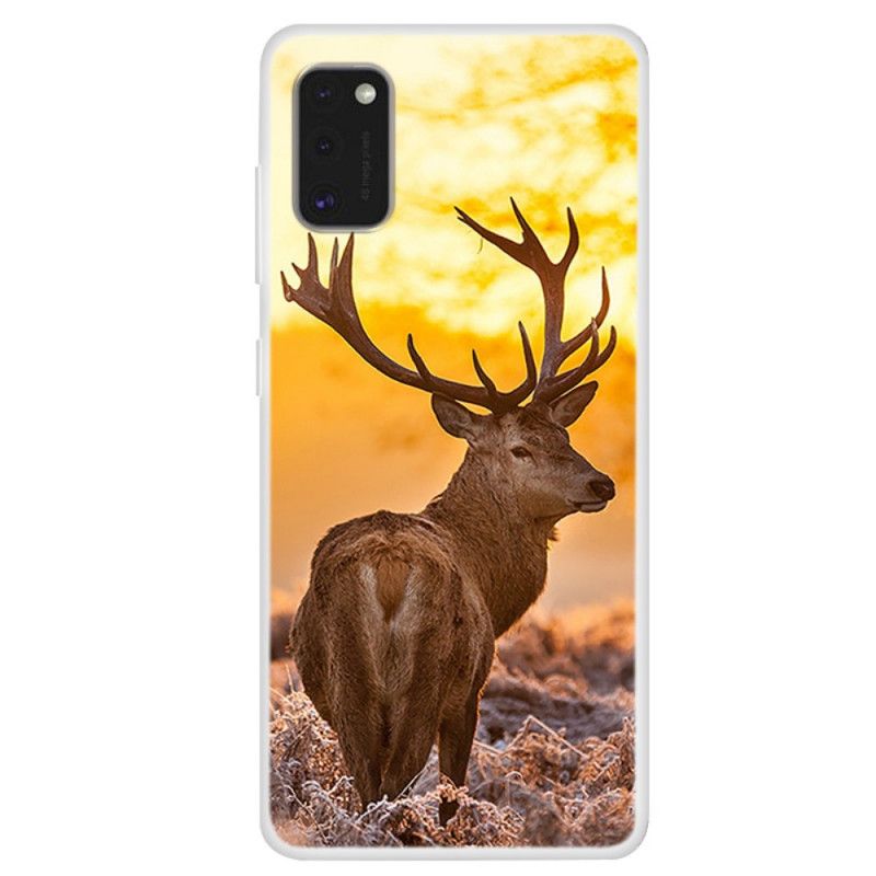 Cover for Samsung Galaxy A41 Rådyr Og Landskab