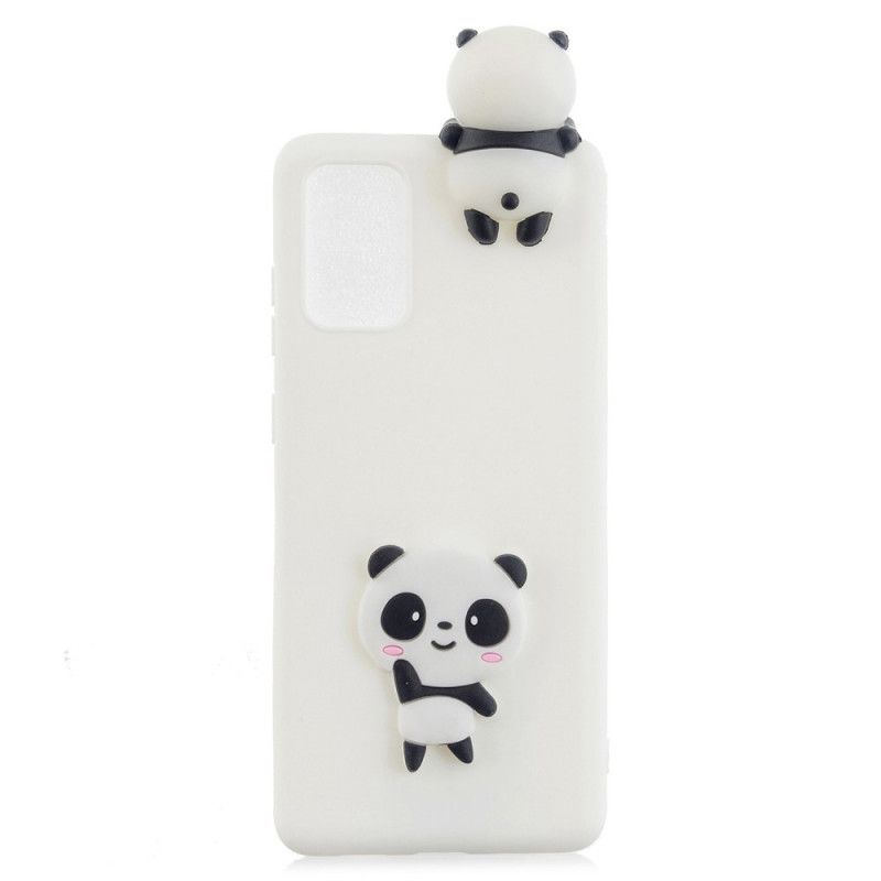 Cover for Samsung Galaxy A41 Sort 3D Panda