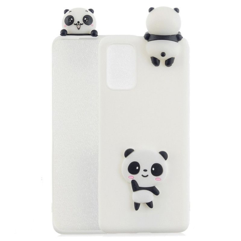 Cover for Samsung Galaxy A41 Sort 3D Panda