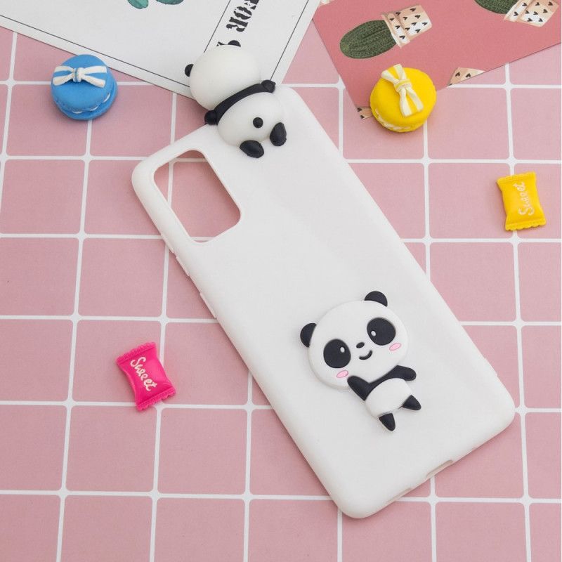 Cover for Samsung Galaxy A41 Sort 3D Panda