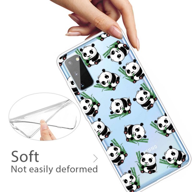 Cover for Samsung Galaxy A41 Top Sjove Pandaer