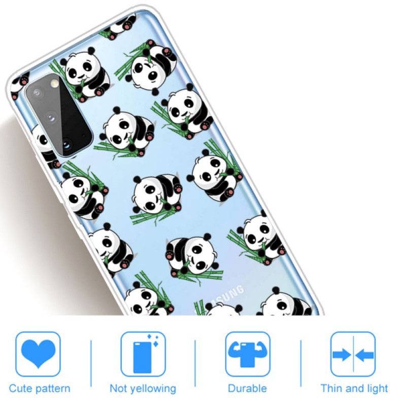 Cover for Samsung Galaxy A41 Top Sjove Pandaer