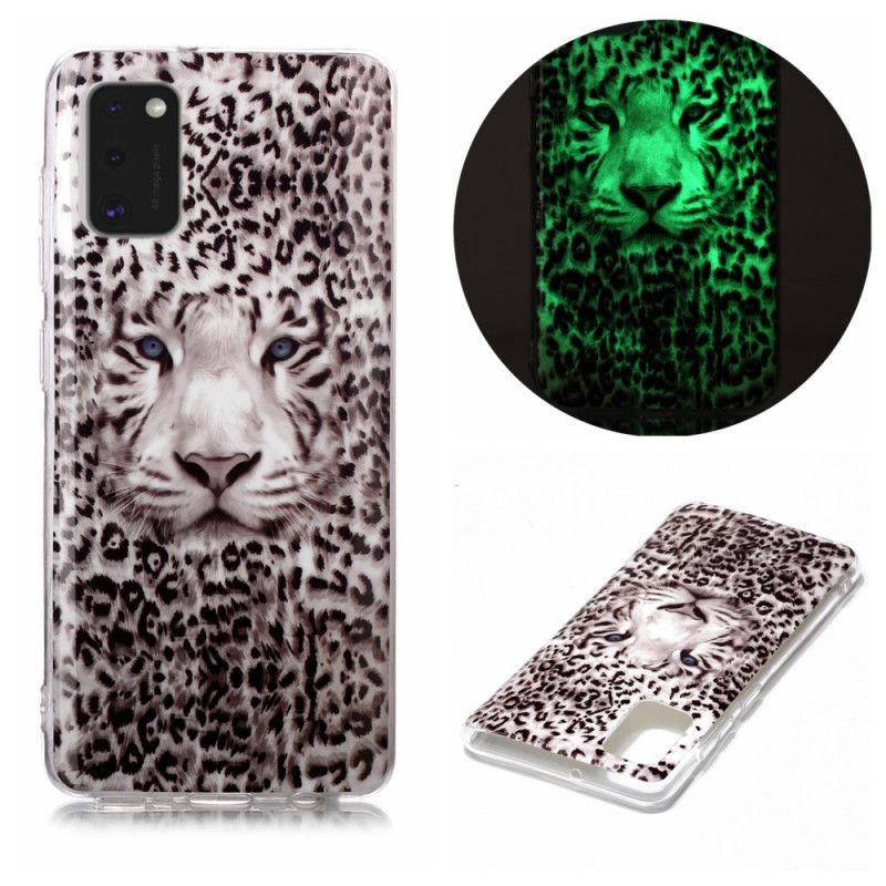 Cover Samsung Galaxy A41 Fluorescerende Leopard