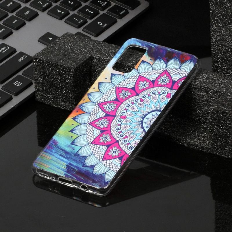 Cover Samsung Galaxy A41 Fluorescerende Mandala