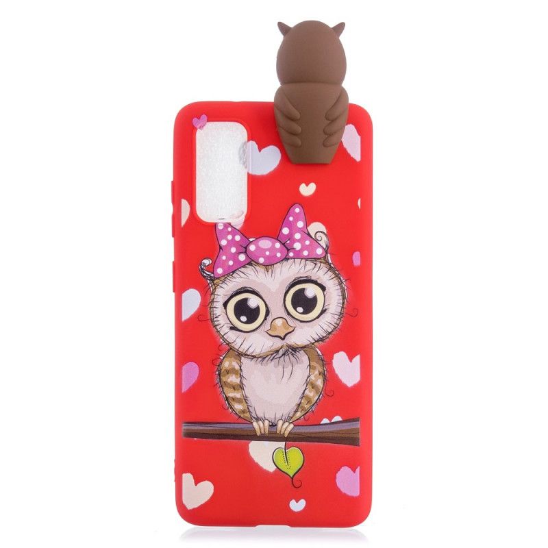 Cover Samsung Galaxy A41 Miss Ugle 3D Beskyttelse