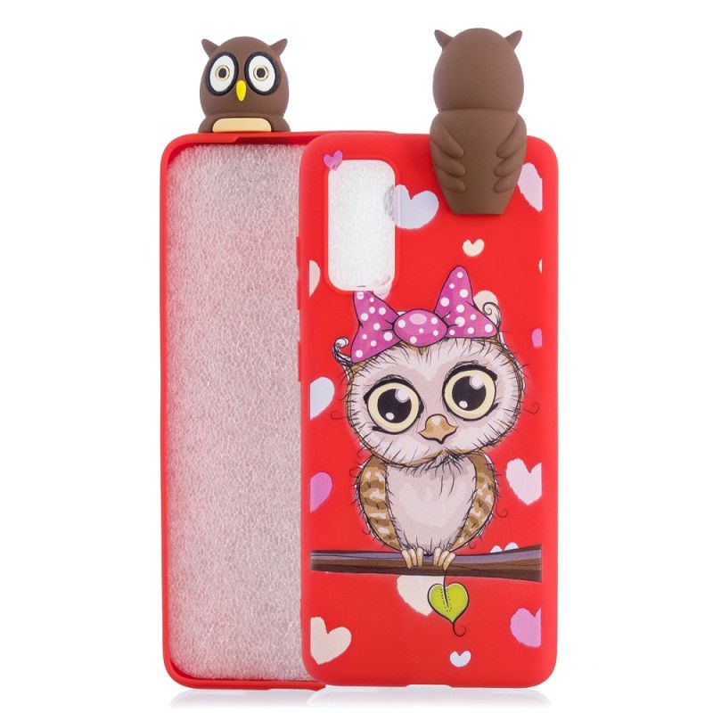 Cover Samsung Galaxy A41 Miss Ugle 3D Beskyttelse