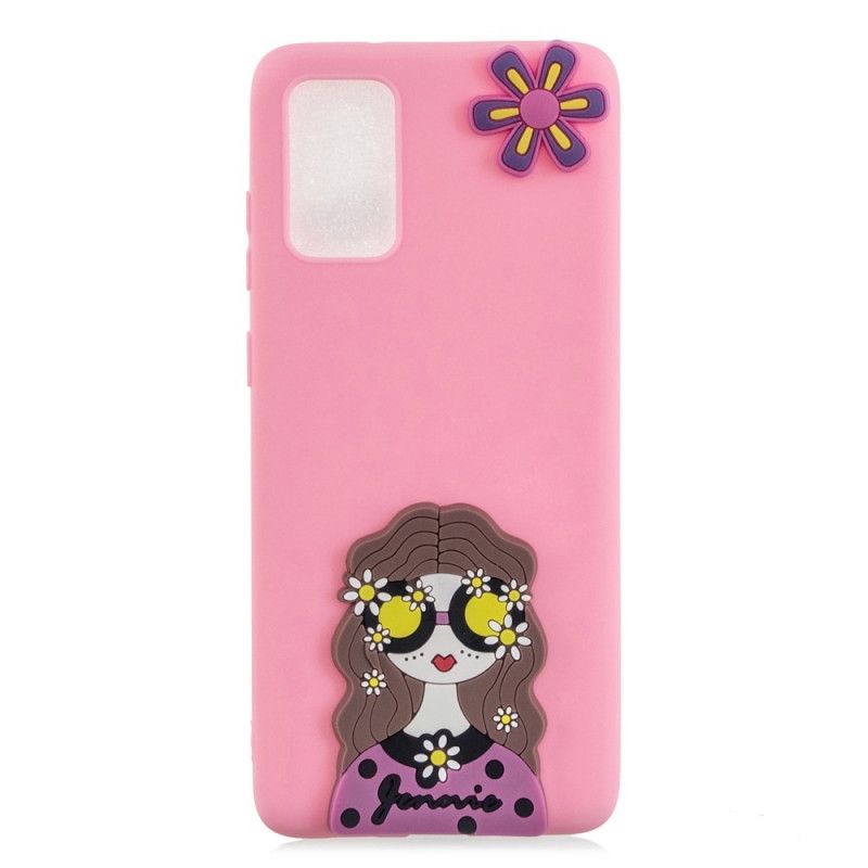 Cover Samsung Galaxy A41 Mobilcover 3D Hippie