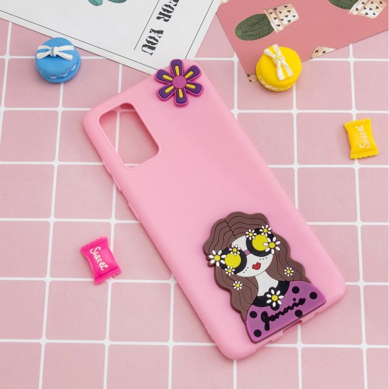 Cover Samsung Galaxy A41 Mobilcover 3D Hippie