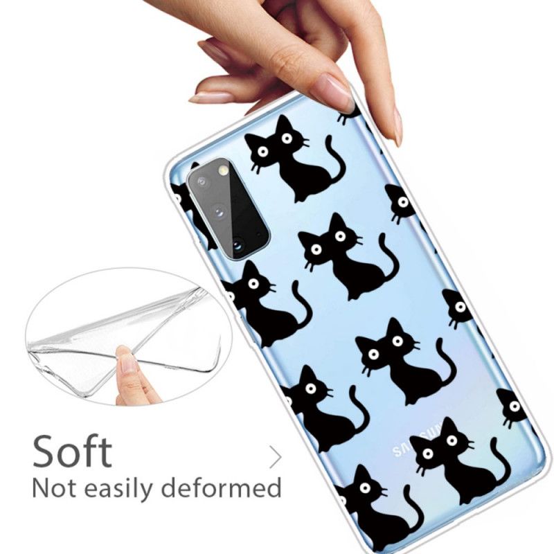 Cover Samsung Galaxy A41 Mobilcover Flere Sorte Katte