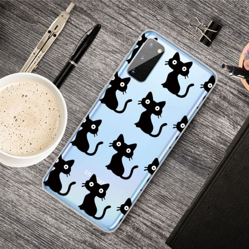 Cover Samsung Galaxy A41 Mobilcover Flere Sorte Katte