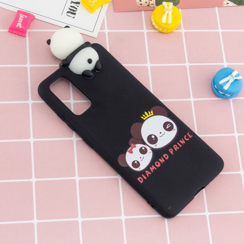 Cover Samsung Galaxy A41 Mørkeblå 3D Super Panda