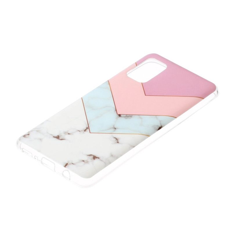 Cover Samsung Galaxy A41 Rose Deklination Marmor Geometri