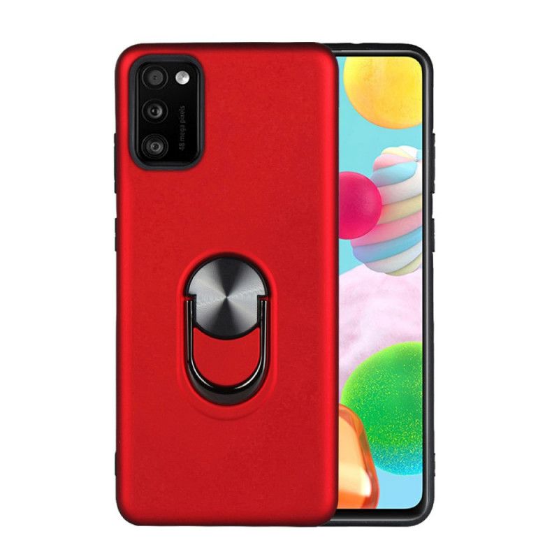 Cover Samsung Galaxy A41 Sort Aftagelig Med Støttering Original