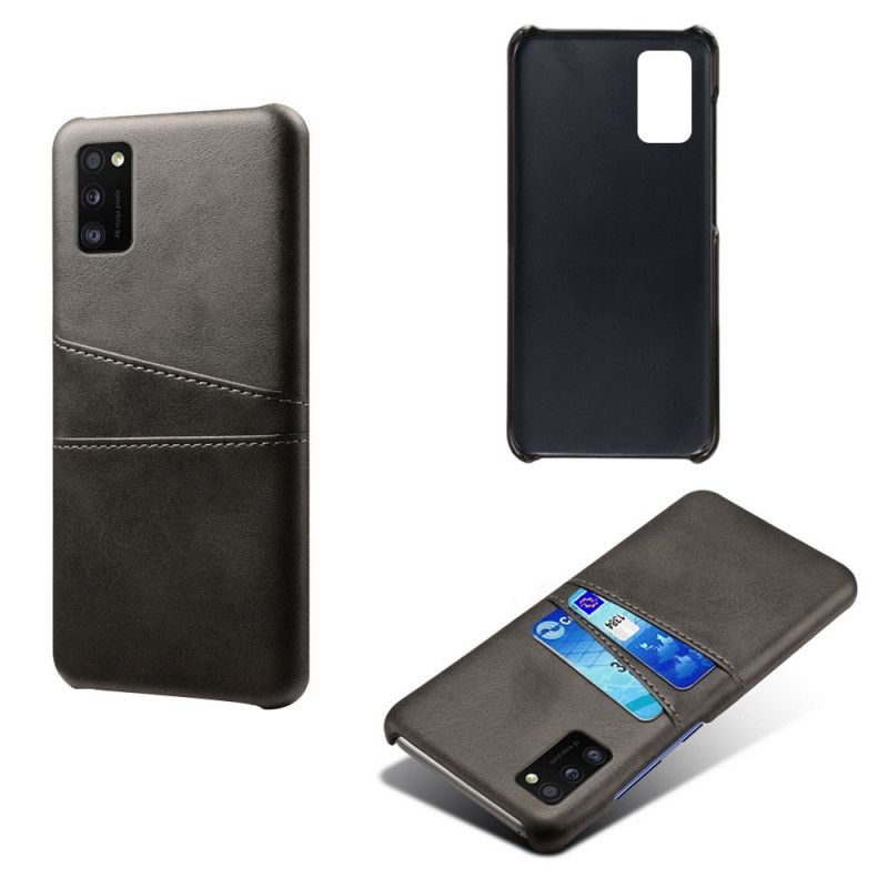 Cover Samsung Galaxy A41 Sort Kortholder