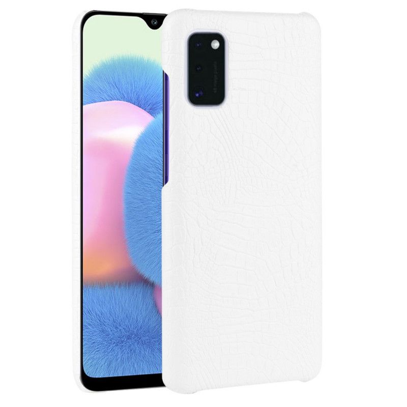 Cover Samsung Galaxy A41 Sort Krokodillehudeffekt