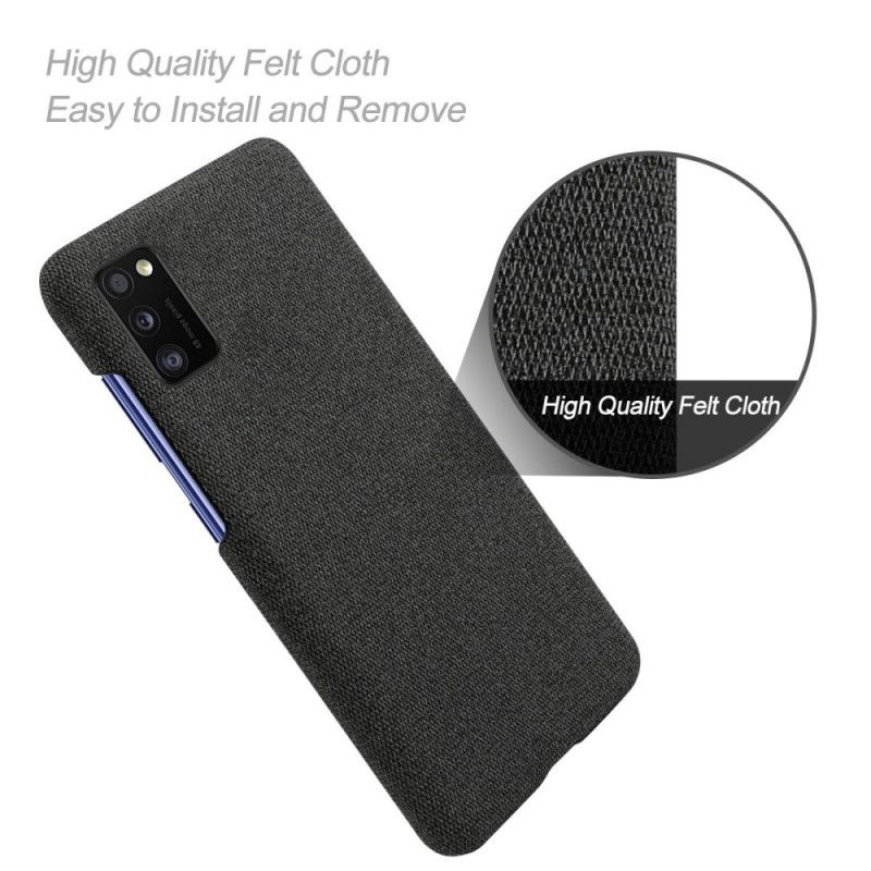 Cover Samsung Galaxy A41 Sort Ksq Stoftekstur