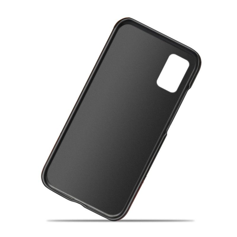 Cover Samsung Galaxy A41 Sort Ksq Tofarvet Lædereffekt