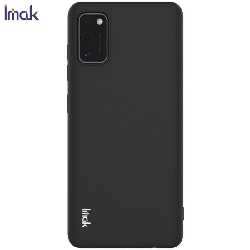 Cover Samsung Galaxy A41 Sort Mobilcover Uc-1-Serie Silikone Måtter Imak