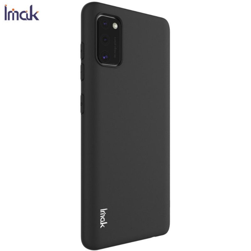 Cover Samsung Galaxy A41 Sort Mobilcover Uc-1-Serie Silikone Måtter Imak