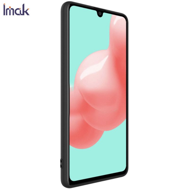 Cover Samsung Galaxy A41 Sort Mobilcover Uc-1-Serie Silikone Måtter Imak