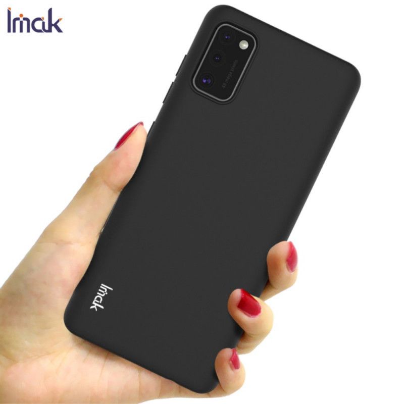 Cover Samsung Galaxy A41 Sort Mobilcover Uc-1-Serie Silikone Måtter Imak