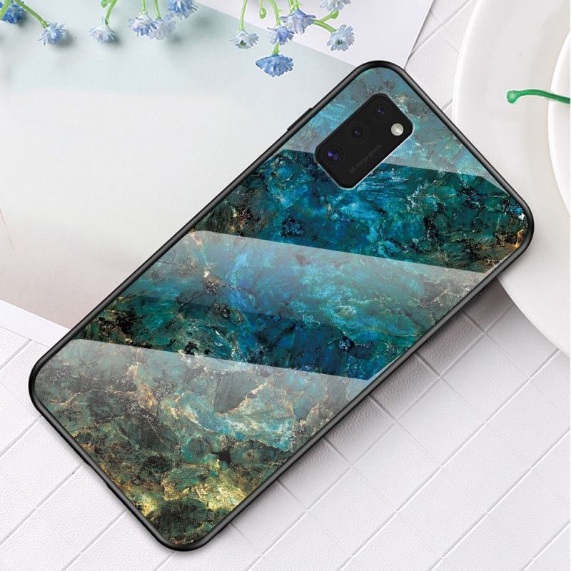 Cover Samsung Galaxy A41 Sort Prematur Farve Af Hærdet Glas Original