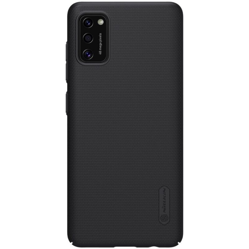 Cover Samsung Galaxy A41 Sort Stiv Frostet Nillkin