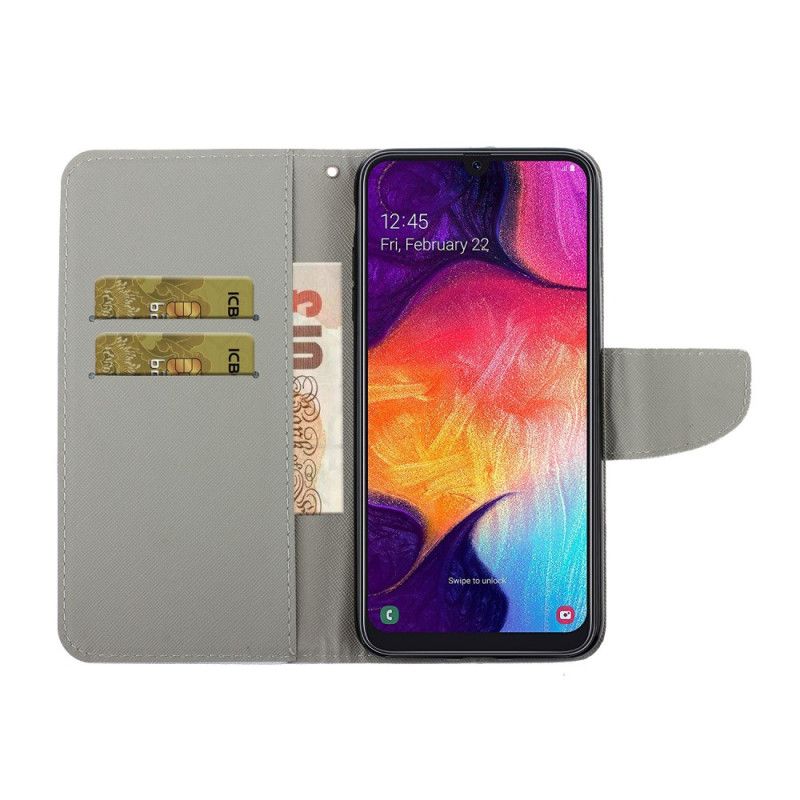 Flip Cover Læder for Samsung Galaxy A41 Tanga Tusindfryd