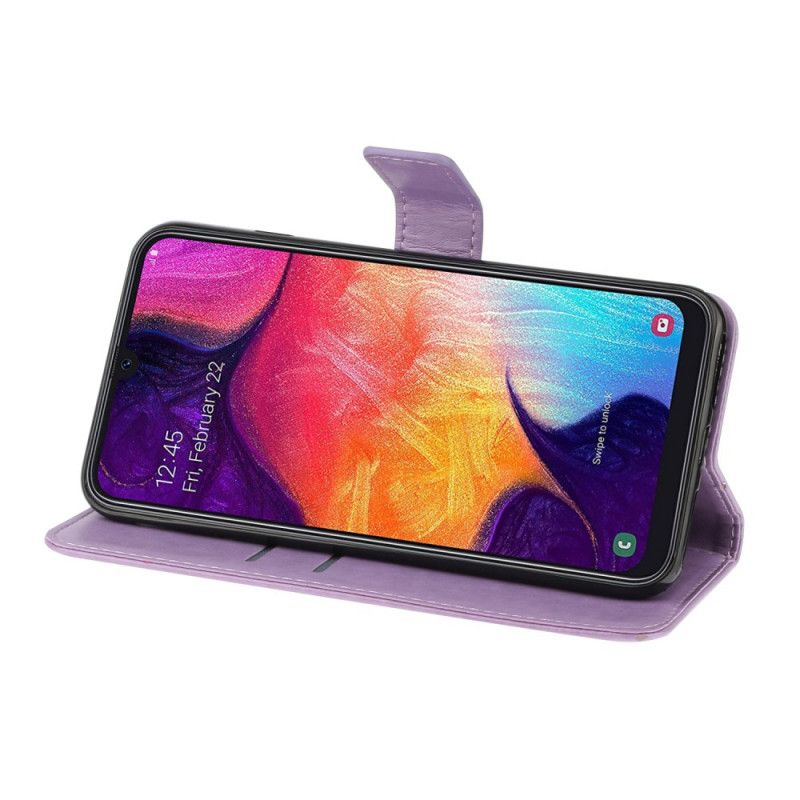 Flip Cover Samsung Galaxy A41 Grå Kat Rør Ikke Ved Mig