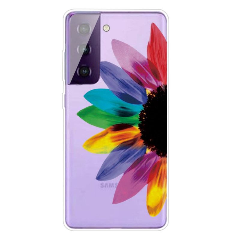 Cover for Samsung Galaxy S21 5G Farvet Blomst