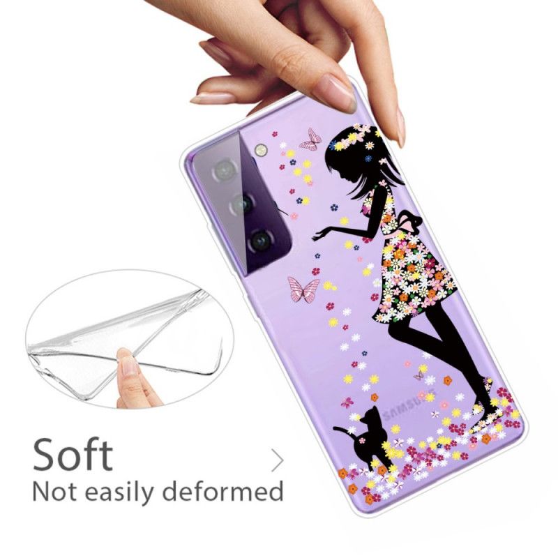 Cover for Samsung Galaxy S21 5G Magisk Kvinde