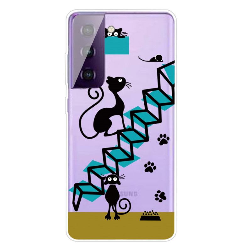 Cover for Samsung Galaxy S21 5G Sjove Katte