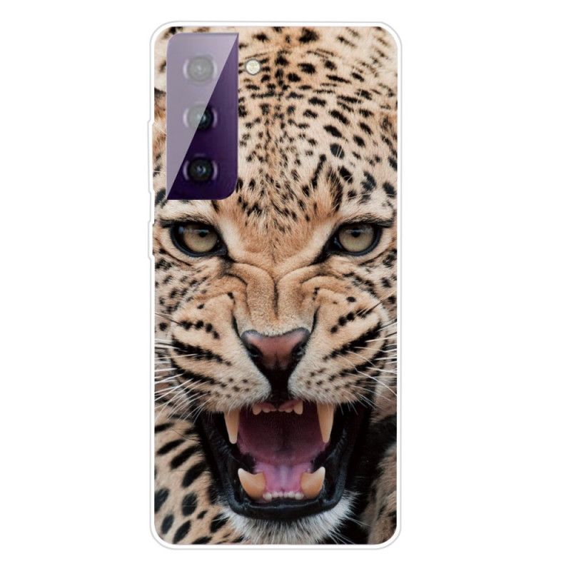 Cover for Samsung Galaxy S21 5G Sort Fabelagtig Katte