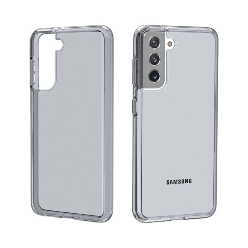 Cover for Samsung Galaxy S21 5G Sort Gennemsigtig Tonet