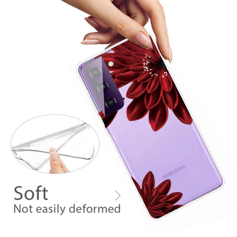 Cover for Samsung Galaxy S21 5G Vilde Blomster