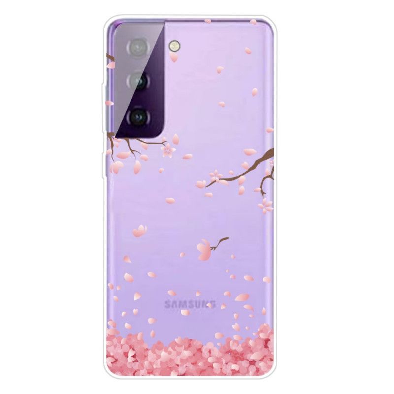 Cover Samsung Galaxy S21 5G Blomstrende Grene Original