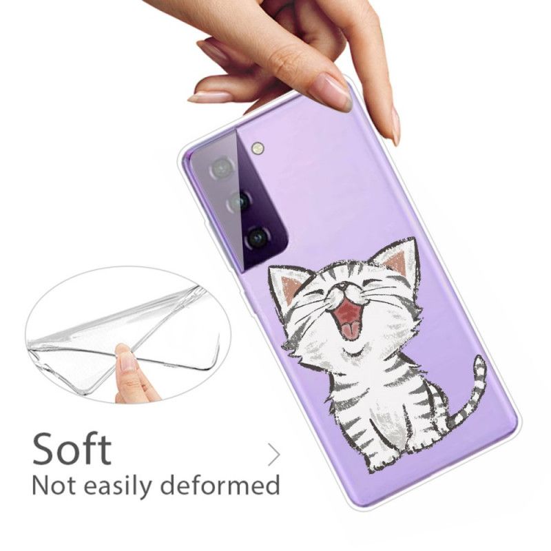 Cover Samsung Galaxy S21 5G Charmerende Kat Beskyttelse